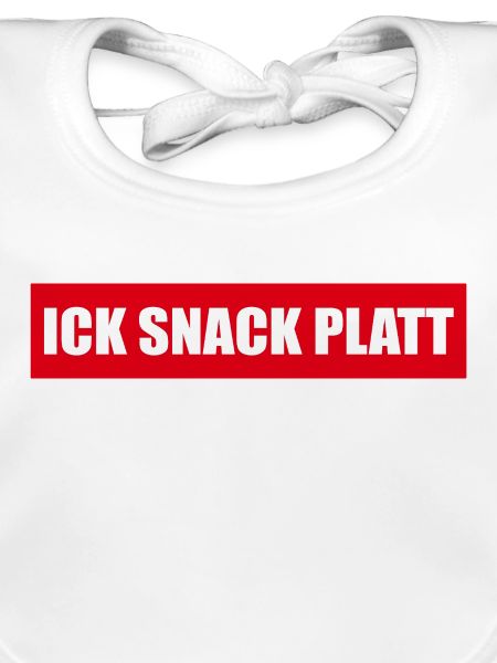 Sticker: Ick snack platt