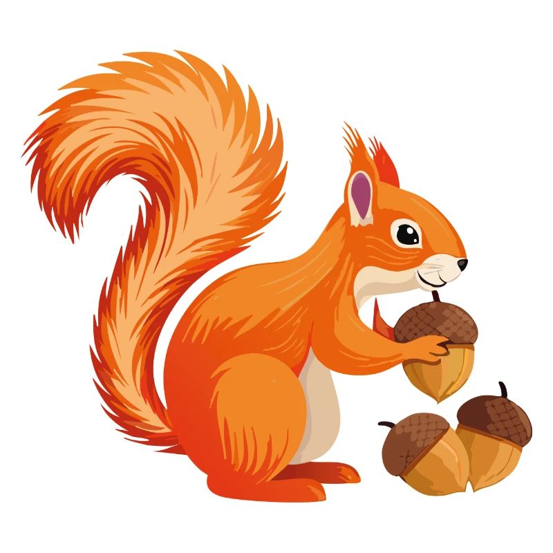 Niedliches Eichhörnchen