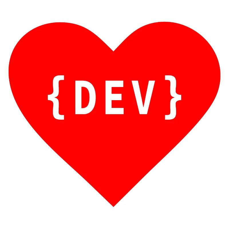 Software Developer, Liebe Code DEV Entwickler Tag