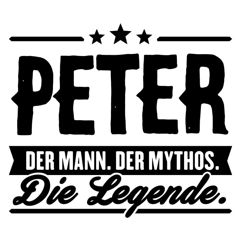 Man Myth Legend Peter