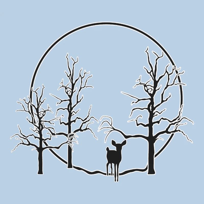Deer Tree Christmas