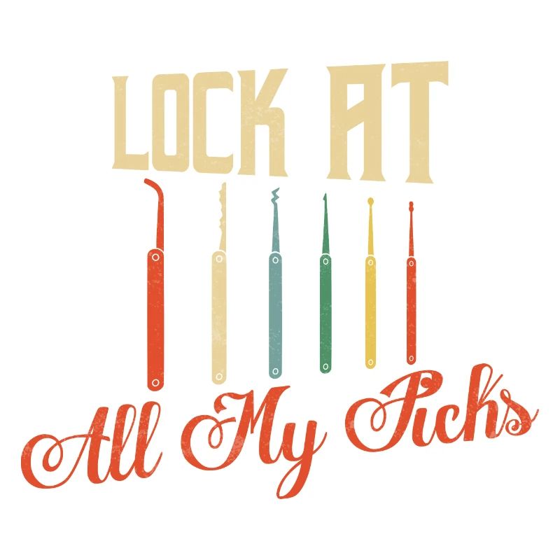 Lock At All My Picks Locksmith Lockpicker