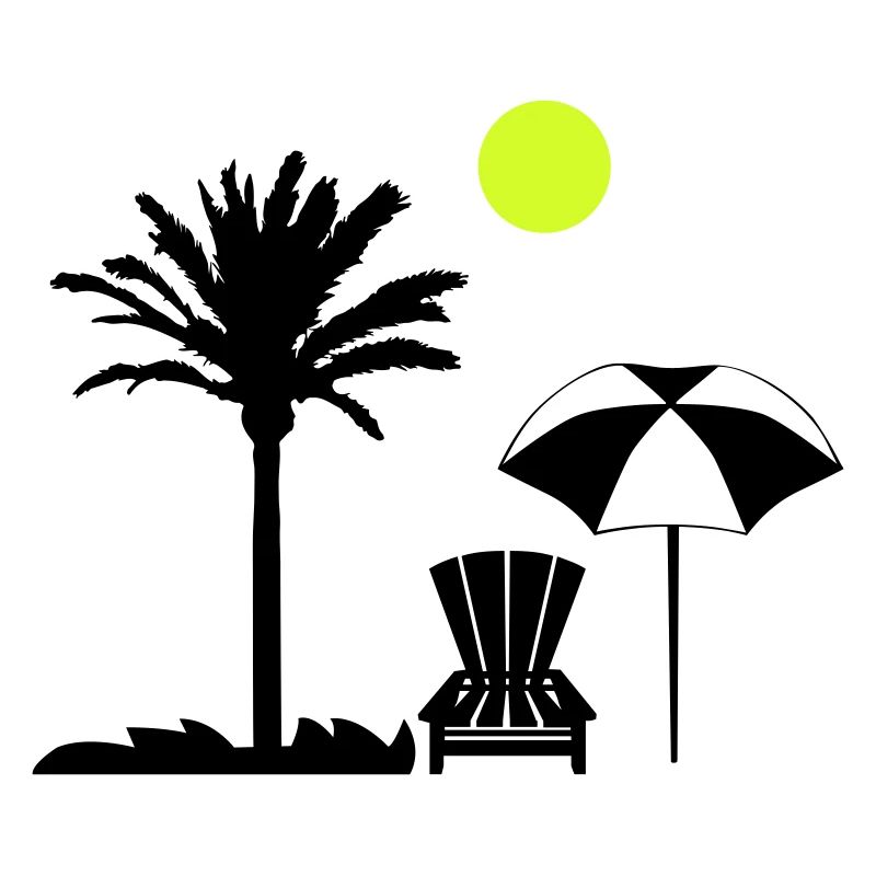 Chaise longue Palm Tree