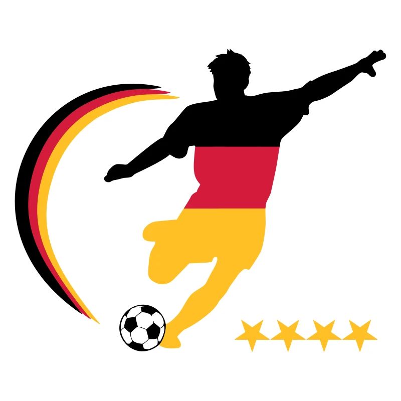 Soccer Player Germany, colors freely selectable