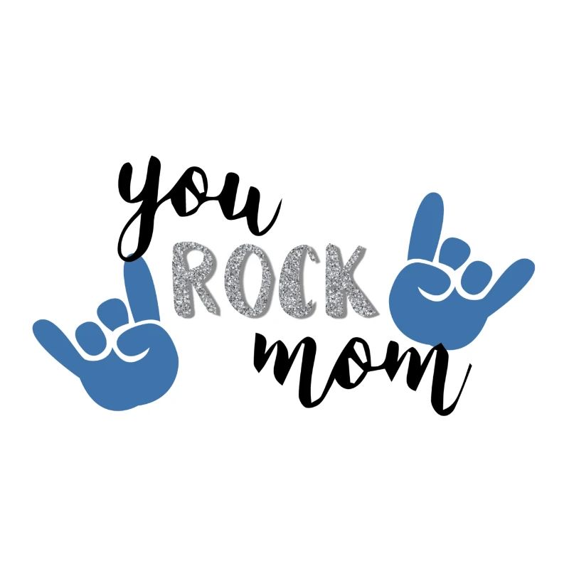 Sie rocken Mutter blaue Version