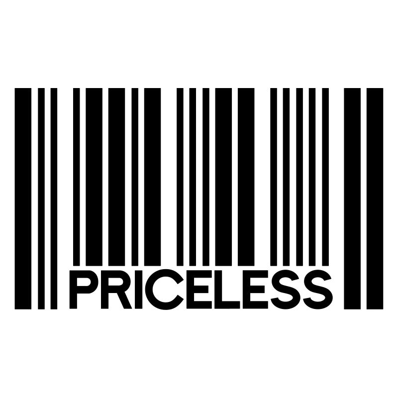 Code à barres inestimable Prix