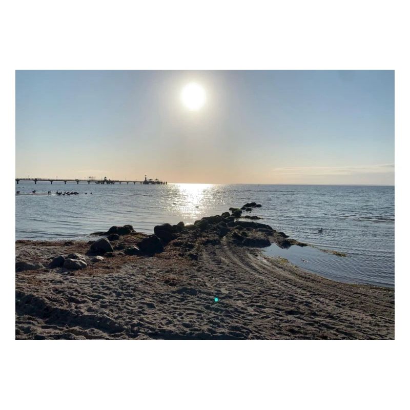Ostsee mit Sonne