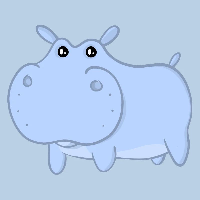 Henry das blaue Nilpferd