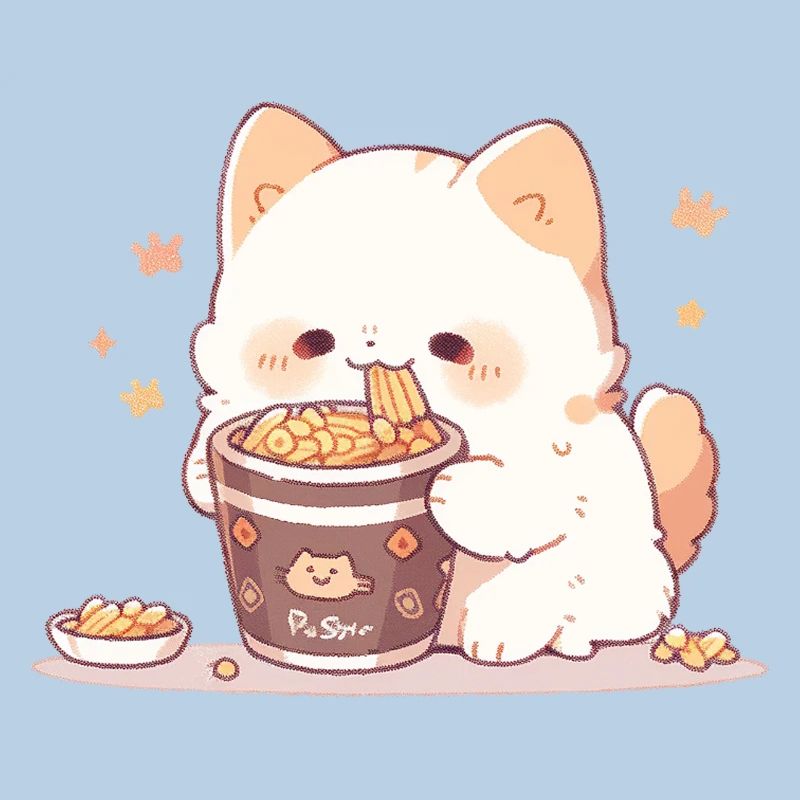 Chats spaghetti - Le chat s’amuse avec le passé