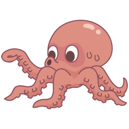 squid giant octopus octopus octopus squid sepia fish' Baby Bib | Spreadshirt