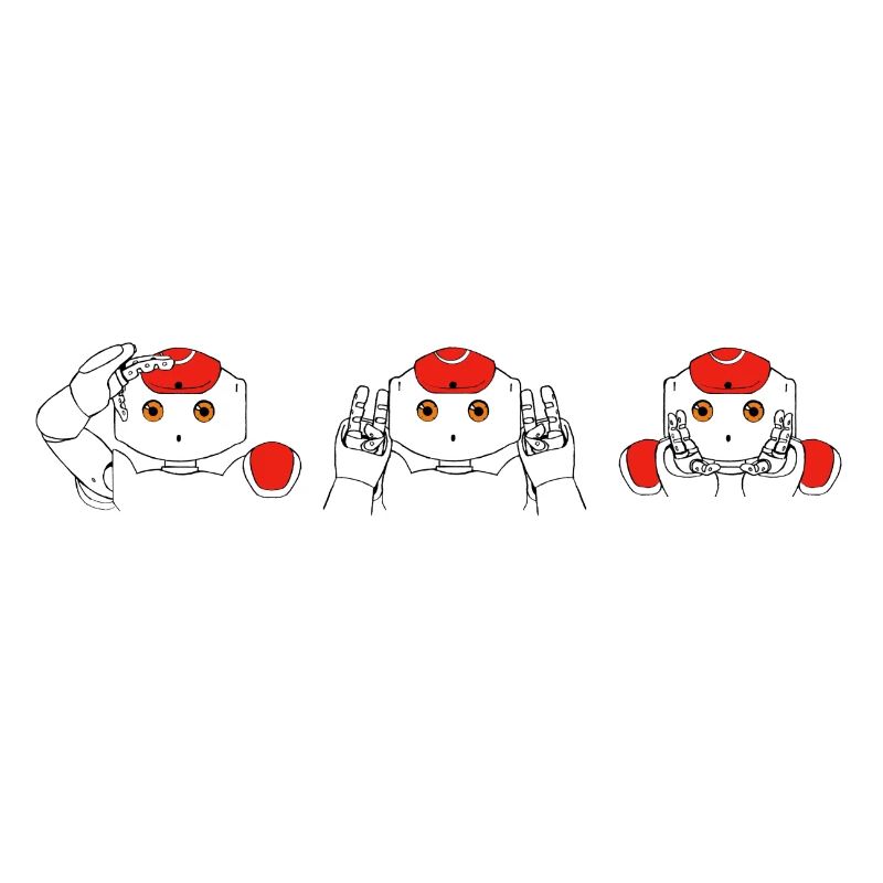 robots do not hear, see, and remain silent
