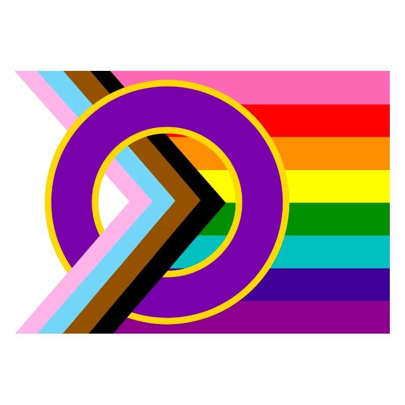 Drapeau de la fierté progressiste