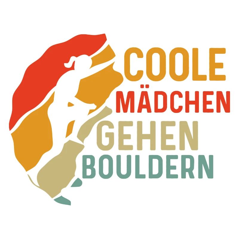 Coole Mädchen Gehen Bouldern Klettern Boulder