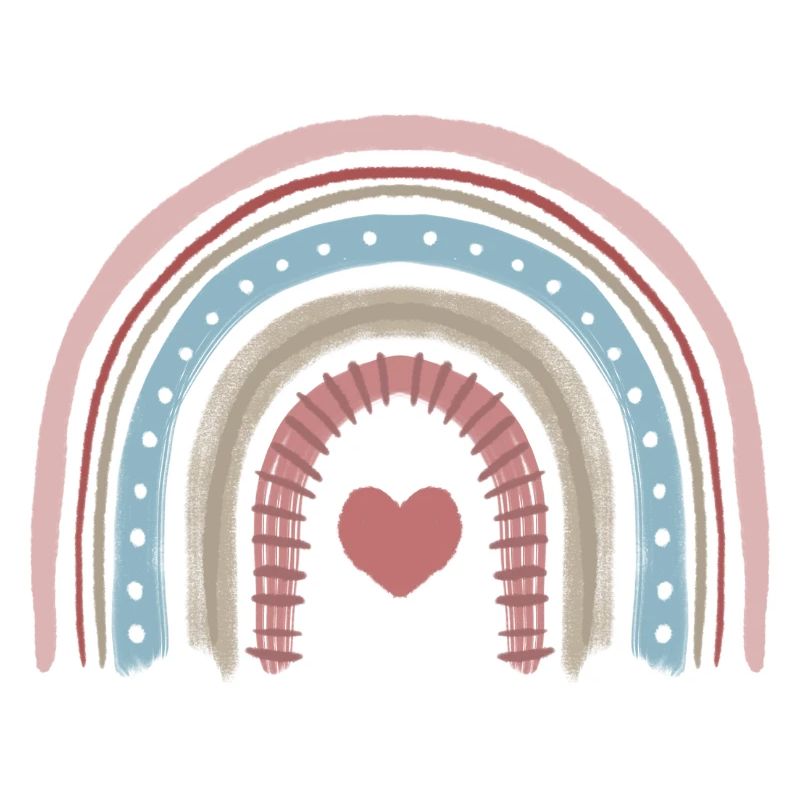 Regenbogen Boho