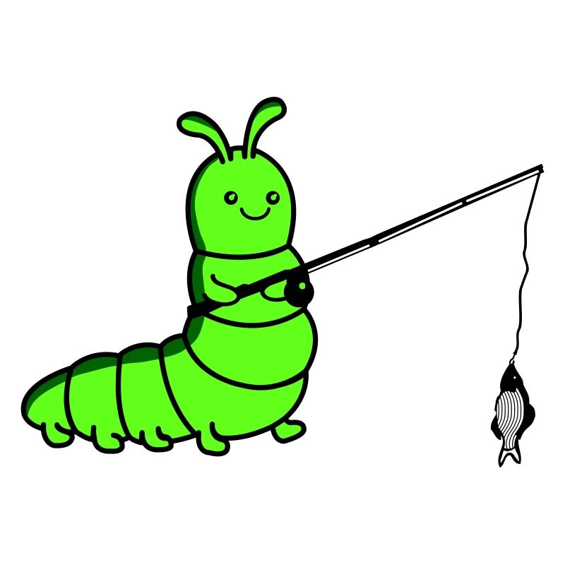 Pêche à la chenille