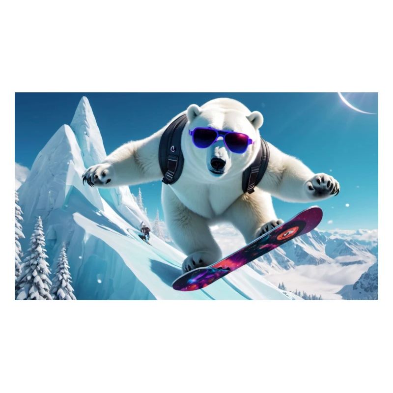 Flying Polar Bear