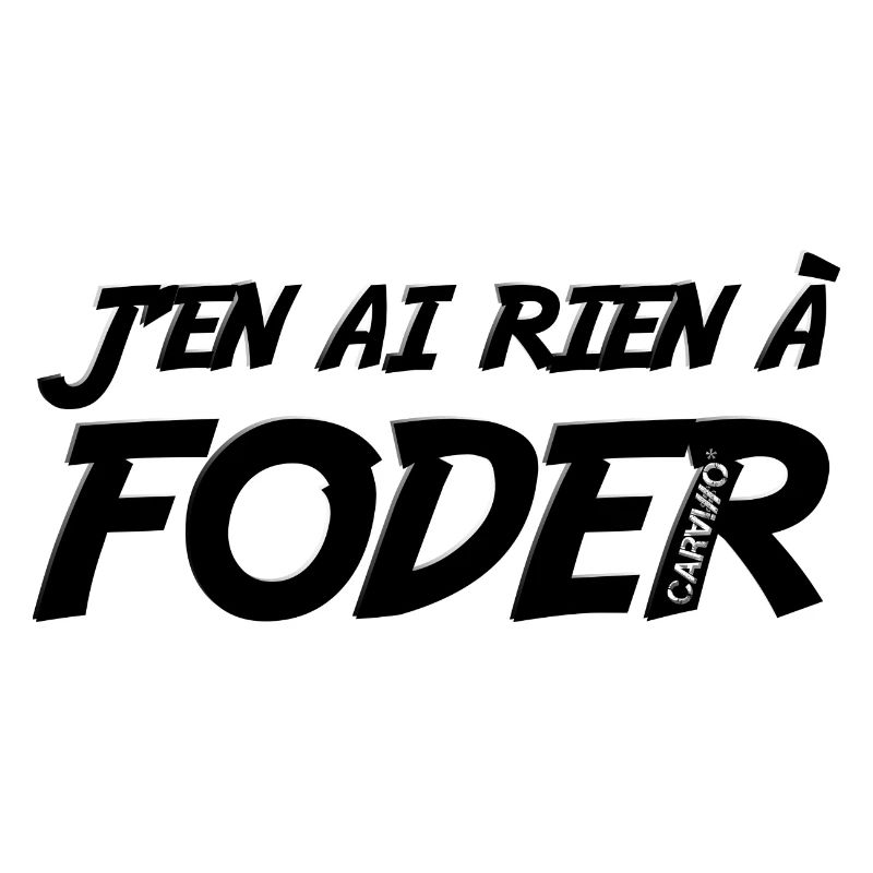 J'en ai rien a foder Noir