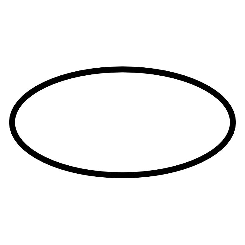 Math symbol - ellipse