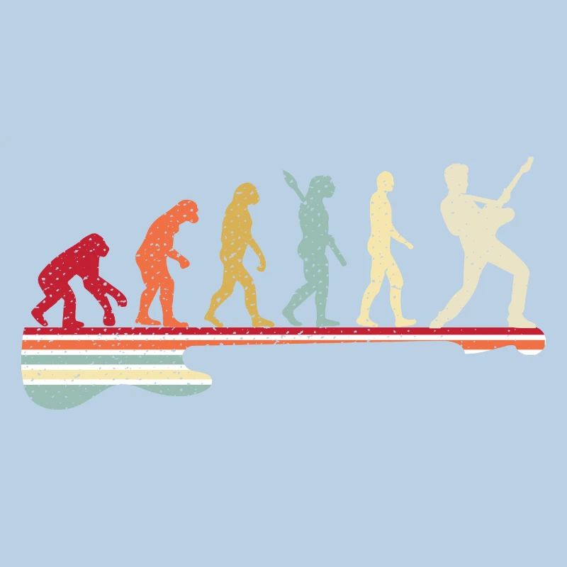 Evolution au guitariste, j’aime les notes et la musique