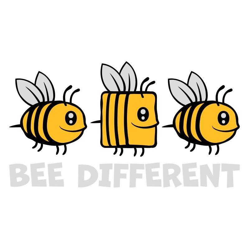 bee different Bienen Zitat