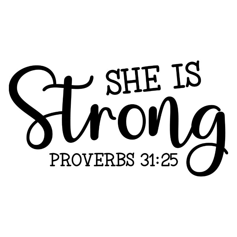 She's strong