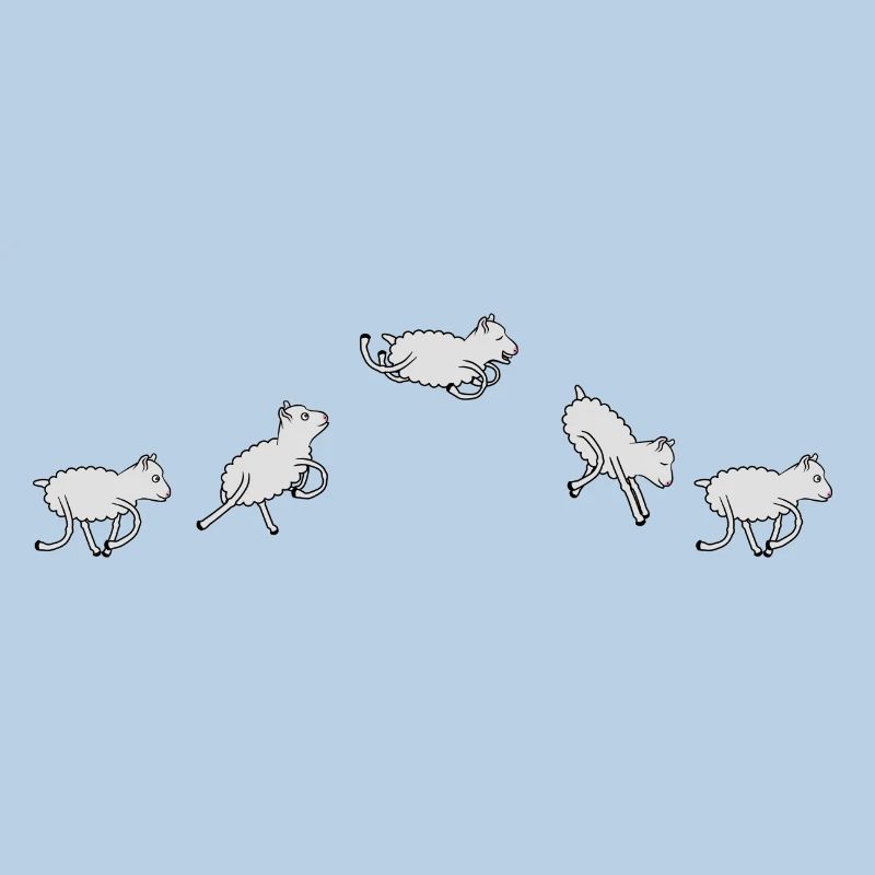 bouncing sheep