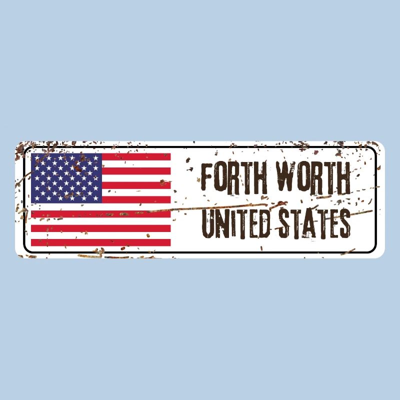 Forth Worth Drapeau des États-Unis
