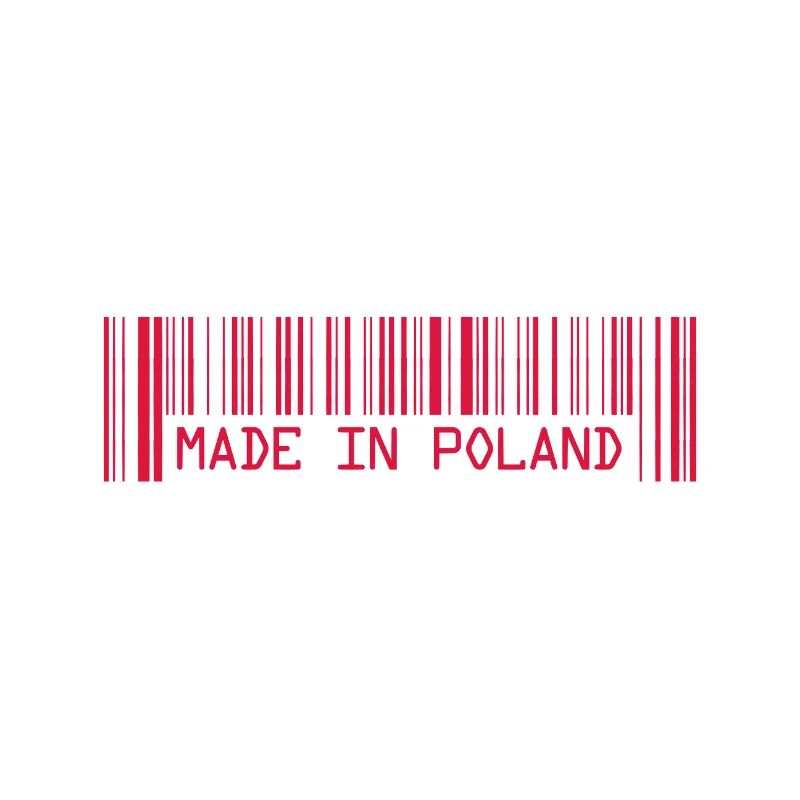 Made in Poland - Polska - Polen - Barcode - Strich