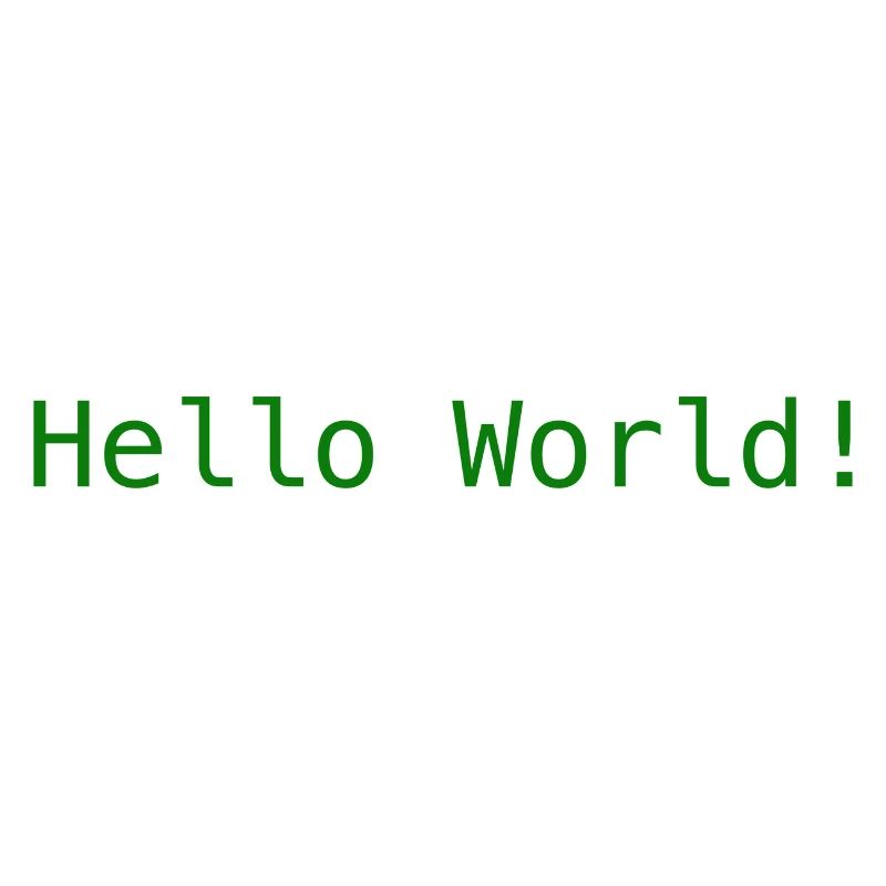 Hello World !