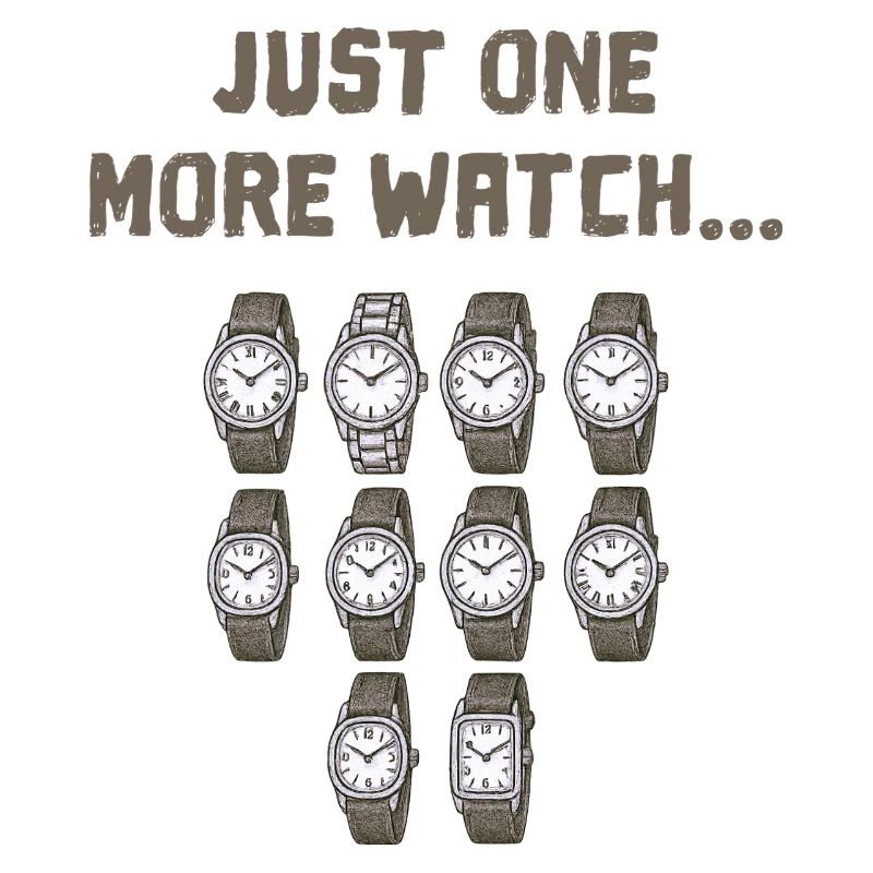 Only one watch is missing from the collection