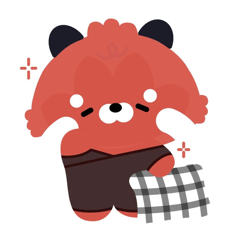 Sleepy Red Panda