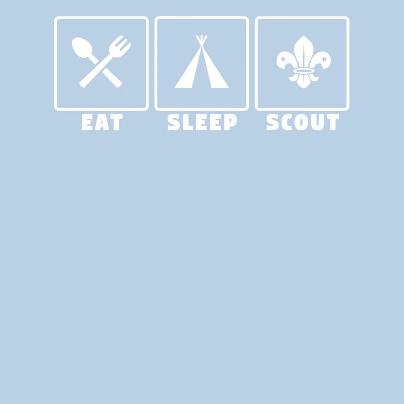 tees Vector Smart Object 009 Mangia il sonno scout scout