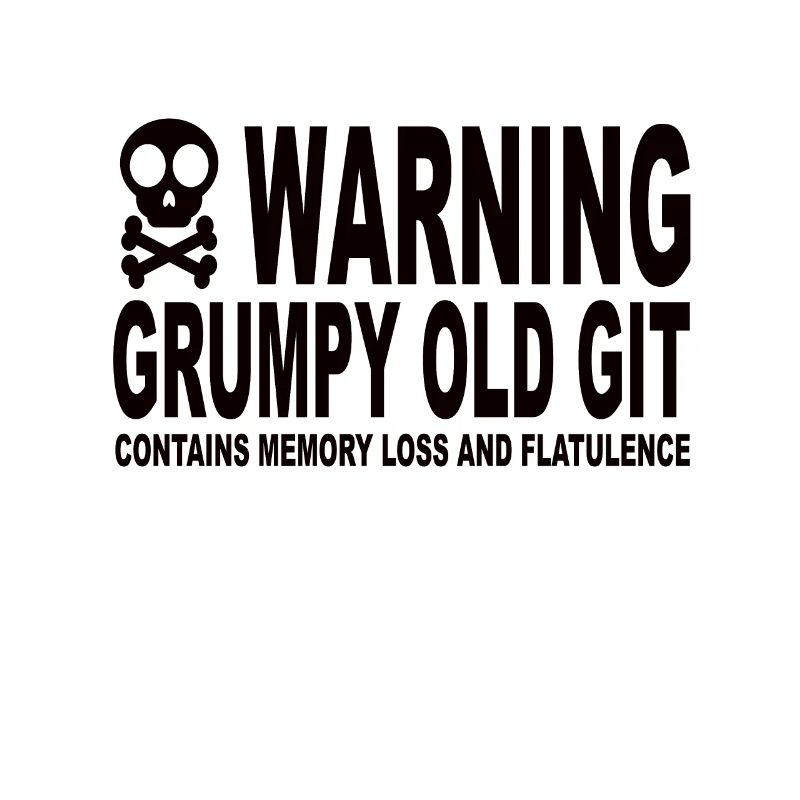 Warning Grumpy Old Git