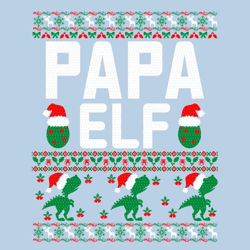 Papa Elf hässlicher Weihnachtspullover
