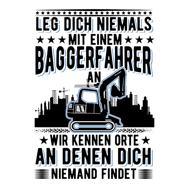 Baggerführer Bagger Baggerfahrer