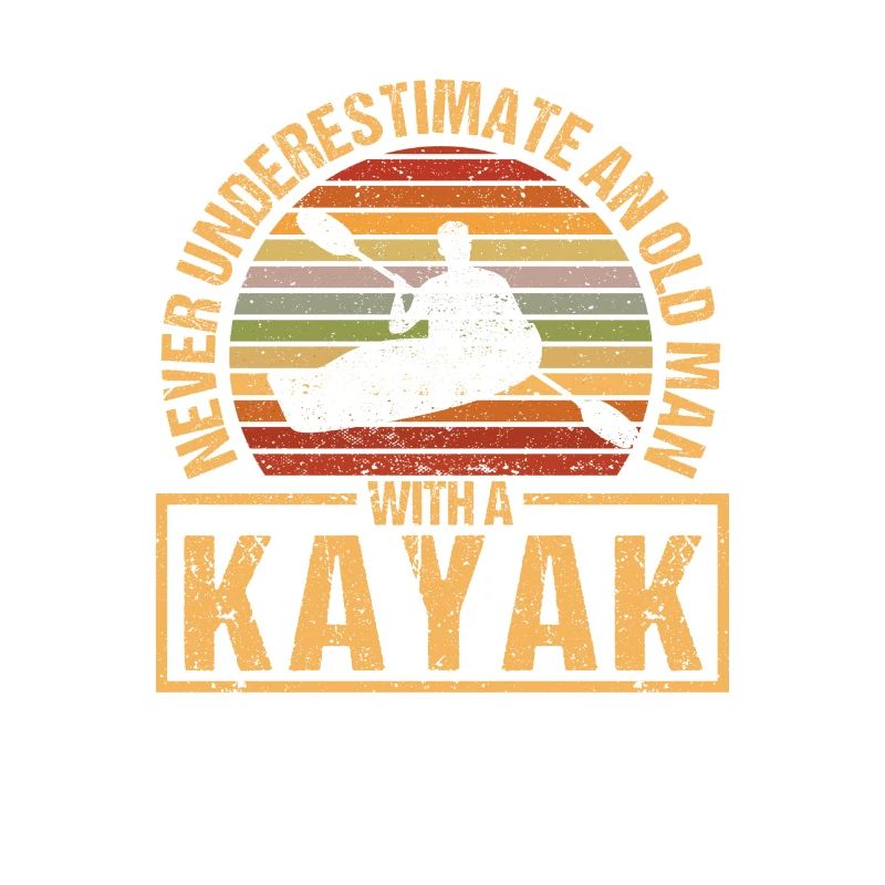Funny kayaker Never underestimate one
