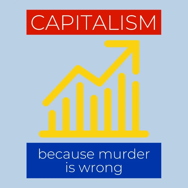 Capitalism because murder is wrong
