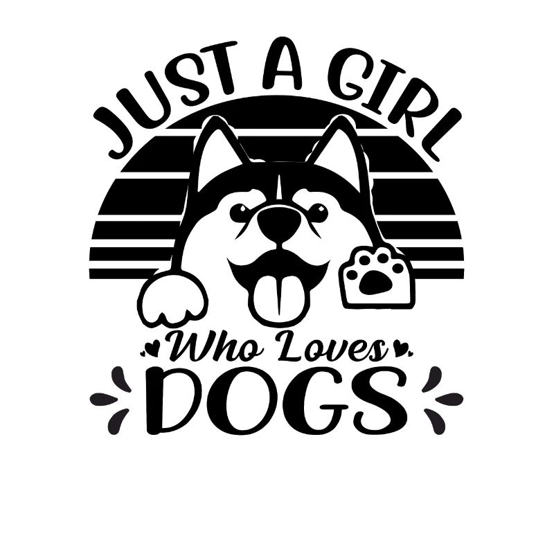 NUR EIN MÄDCHEN, DAS HUNDE LIEBT