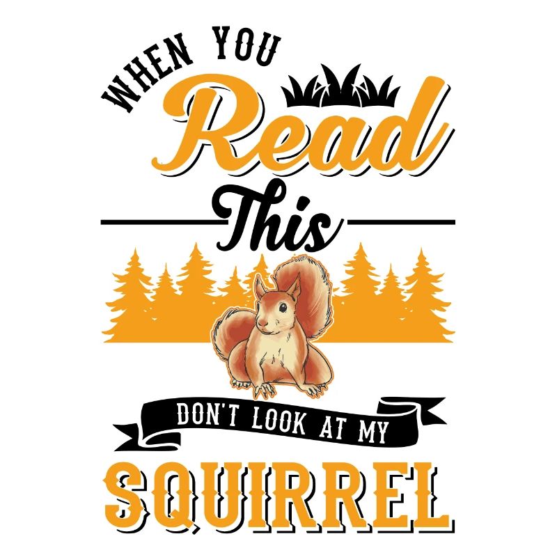 Eichhörnchen Geschenk Grauhörnchen Squirrel