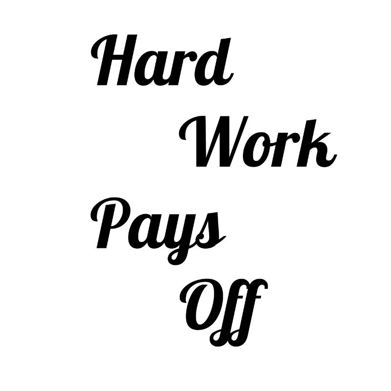 Hard work pays off