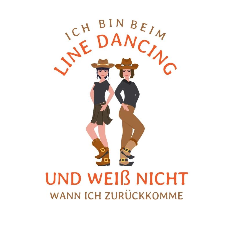 Ich bin beim Line Dancing