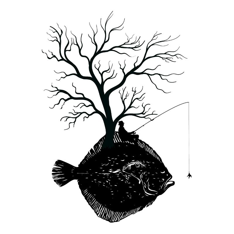 Graphic Tree - Fish Flounder