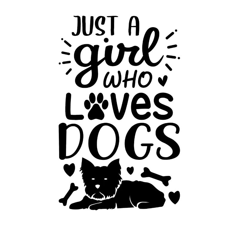 NUR EIN MÄDCHEN, DAS HUNDE LIEBT