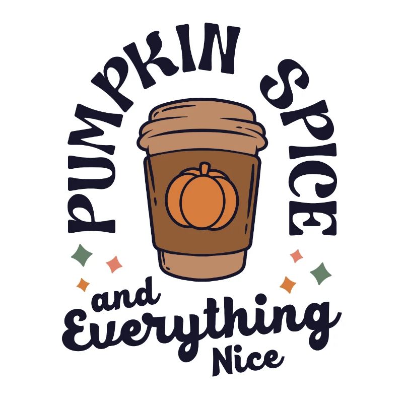 Pumpkin Spice And Everything Nice Retro Fall