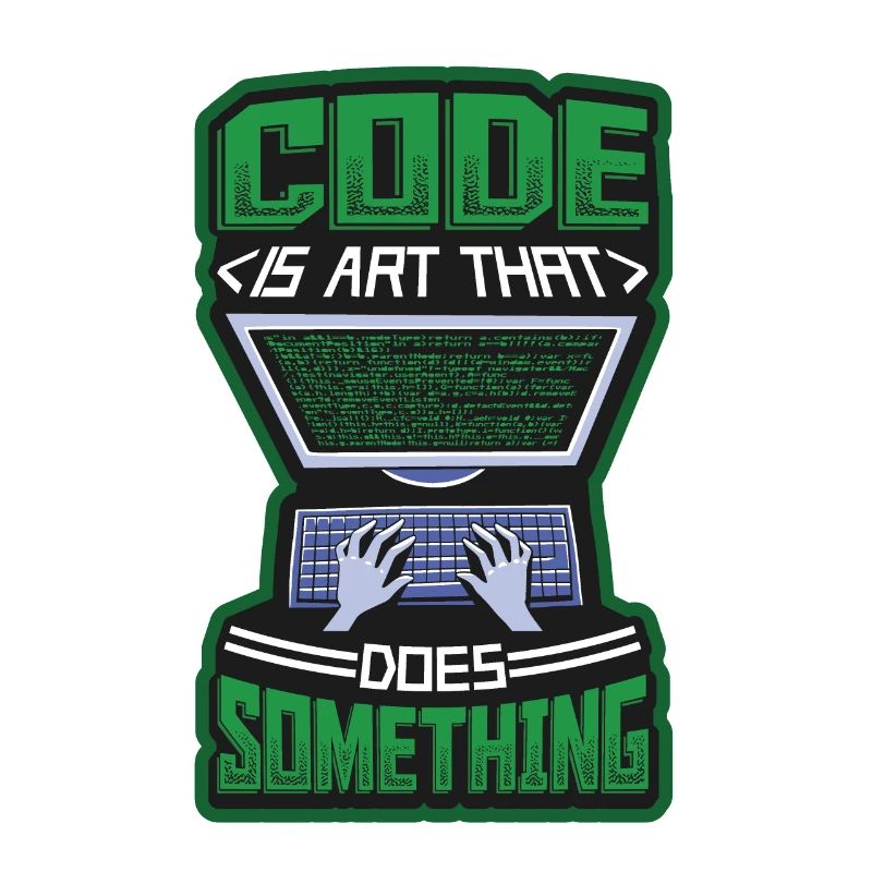 Le code est un art qui fait quelque chose de programmation
