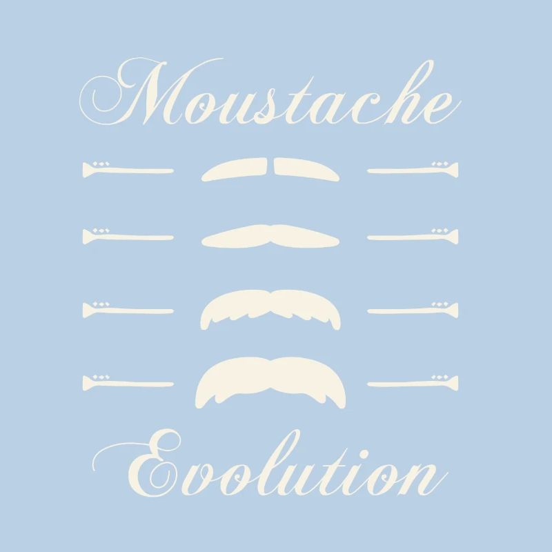moustaches evolution, Idée cadeau d'élégance.