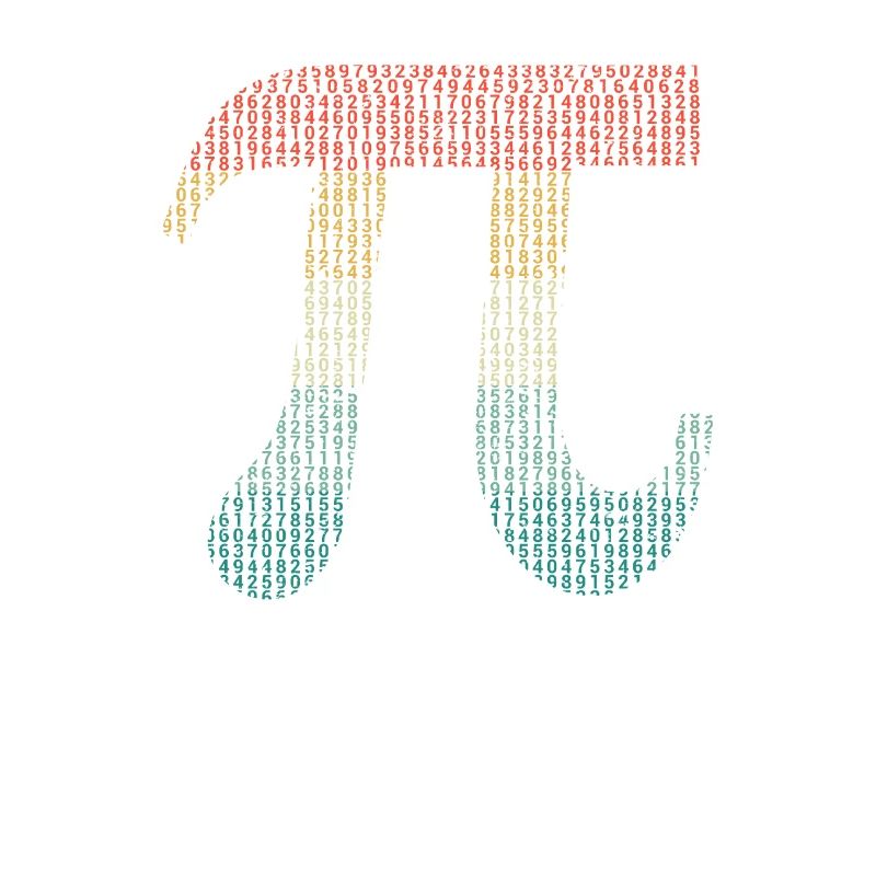 Chiffres de Pi dans les numéros de code source Pi Jour 3.14159