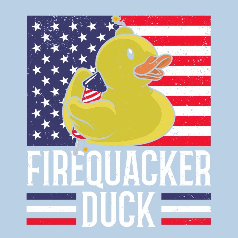 Firequacker Duck July 4 Firecracker