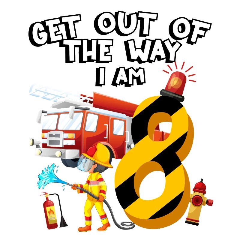 Fire engine firefighting I am 8 years old
