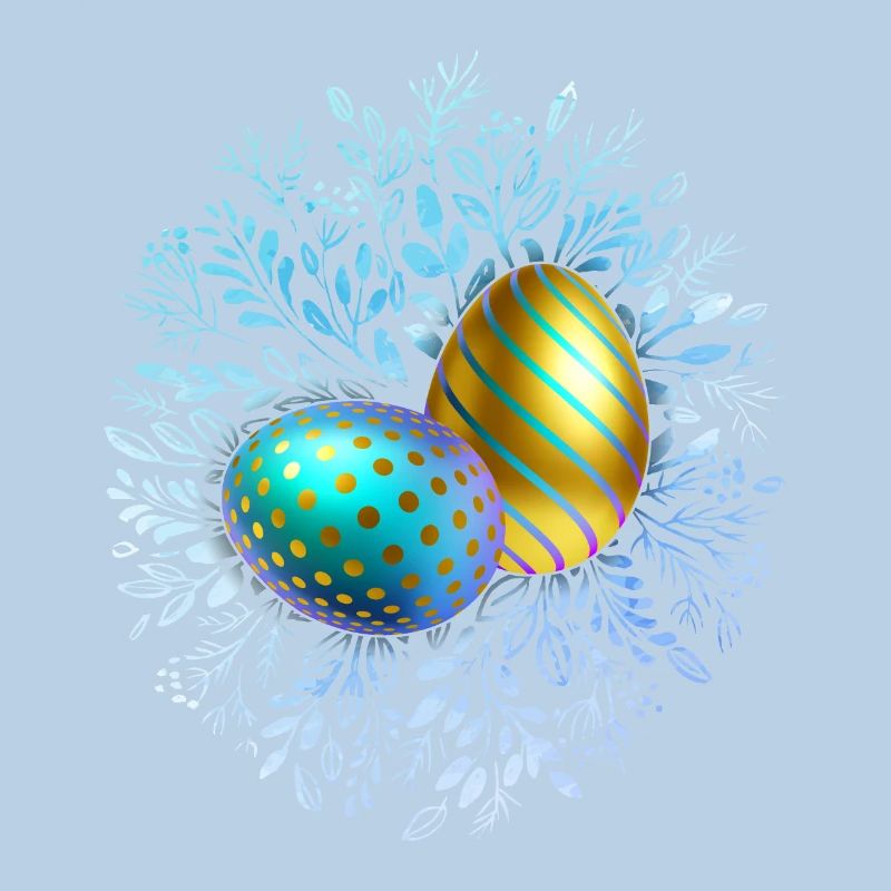 Joyeuses Pâques, Oeufs de Pâques, Oeuf de conception 3D